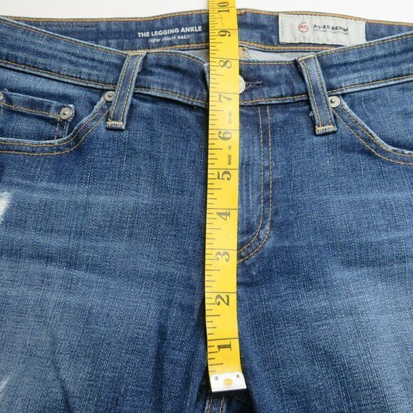Adriano Goldschmied The Legging Ankle Jeans Women's Size 27 Medium Wash Blue Den - Picture 8 of 11